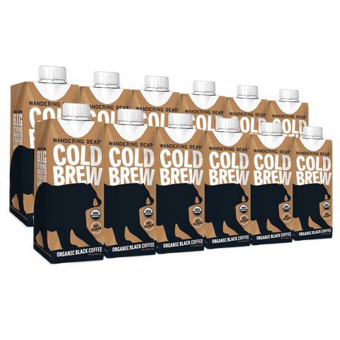 Single Serve Cold Brew Coffee (12 Cartons 11oz) - Straight Black